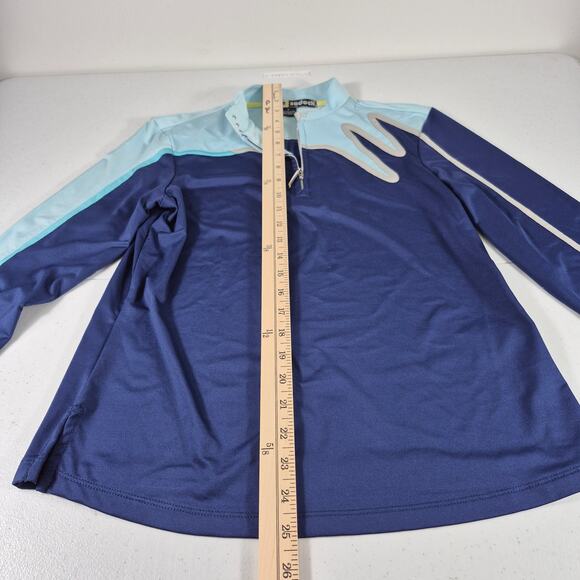 Jamie Sadock Blue Long Sleeve Activewear Shirt Top Small - Picture 2 of 5